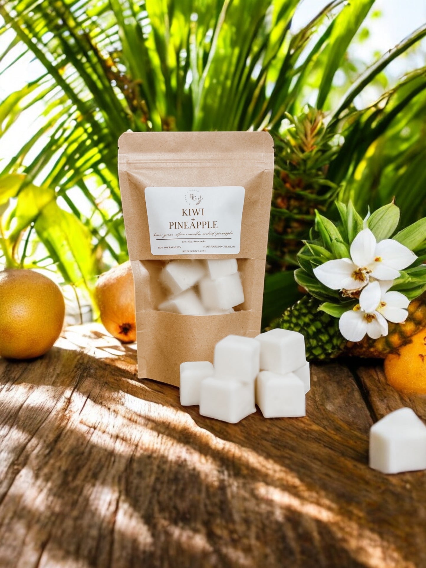 Kiwi + Pineapple Wax Melt Bag