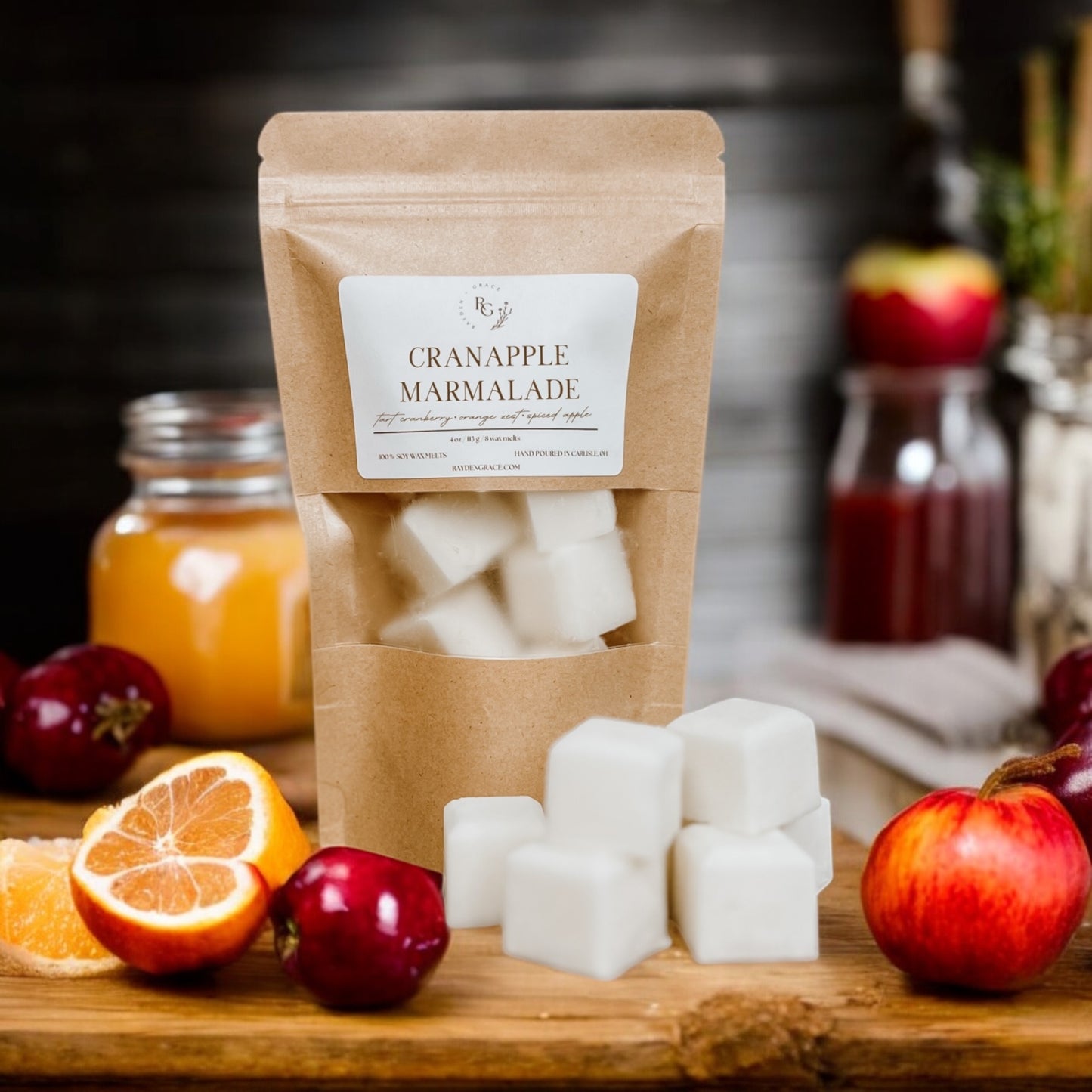 Cranapple Marmalade Wax Melt Bag