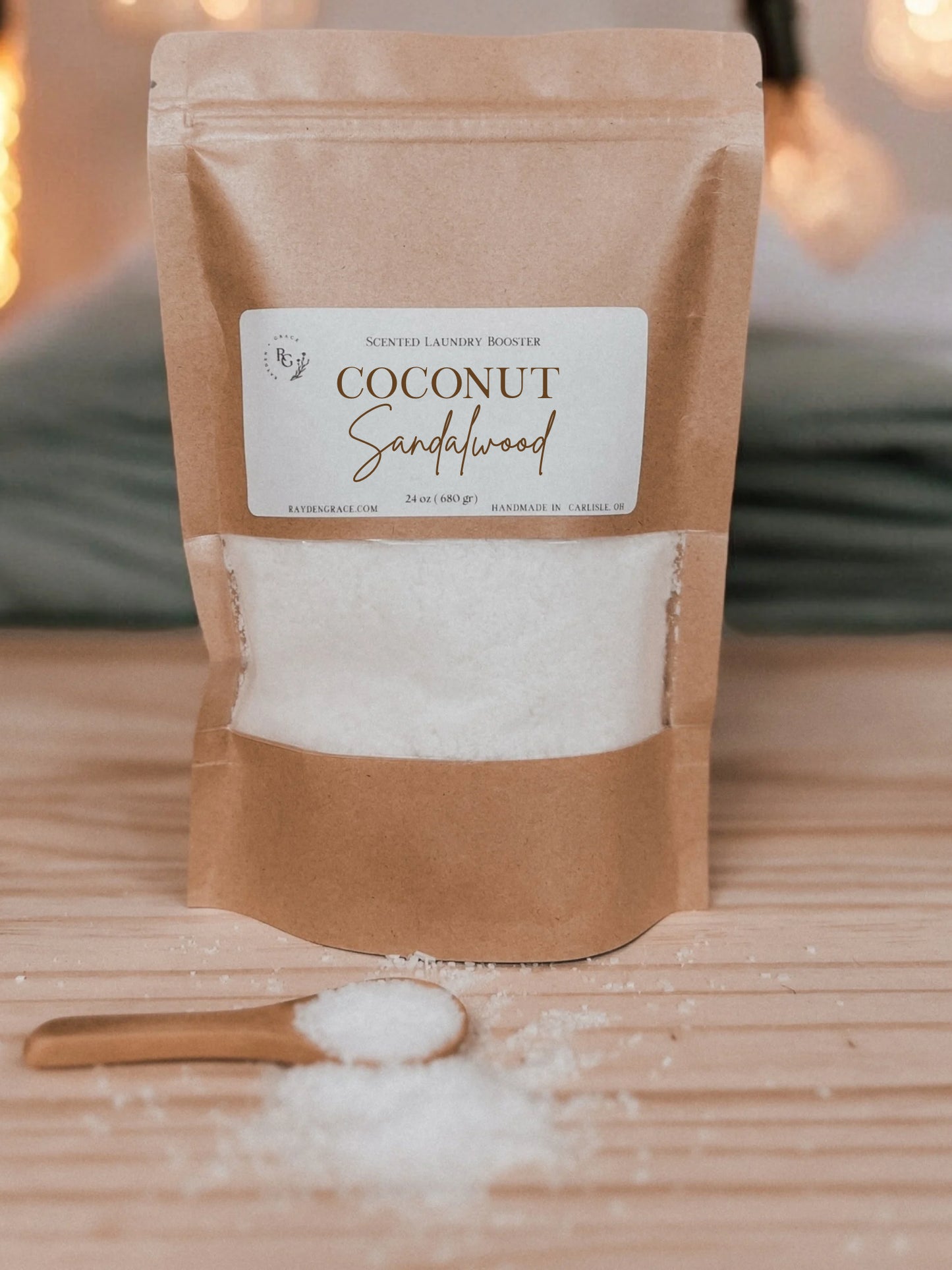 Coconut Sandalwood Scented Laundry Booster