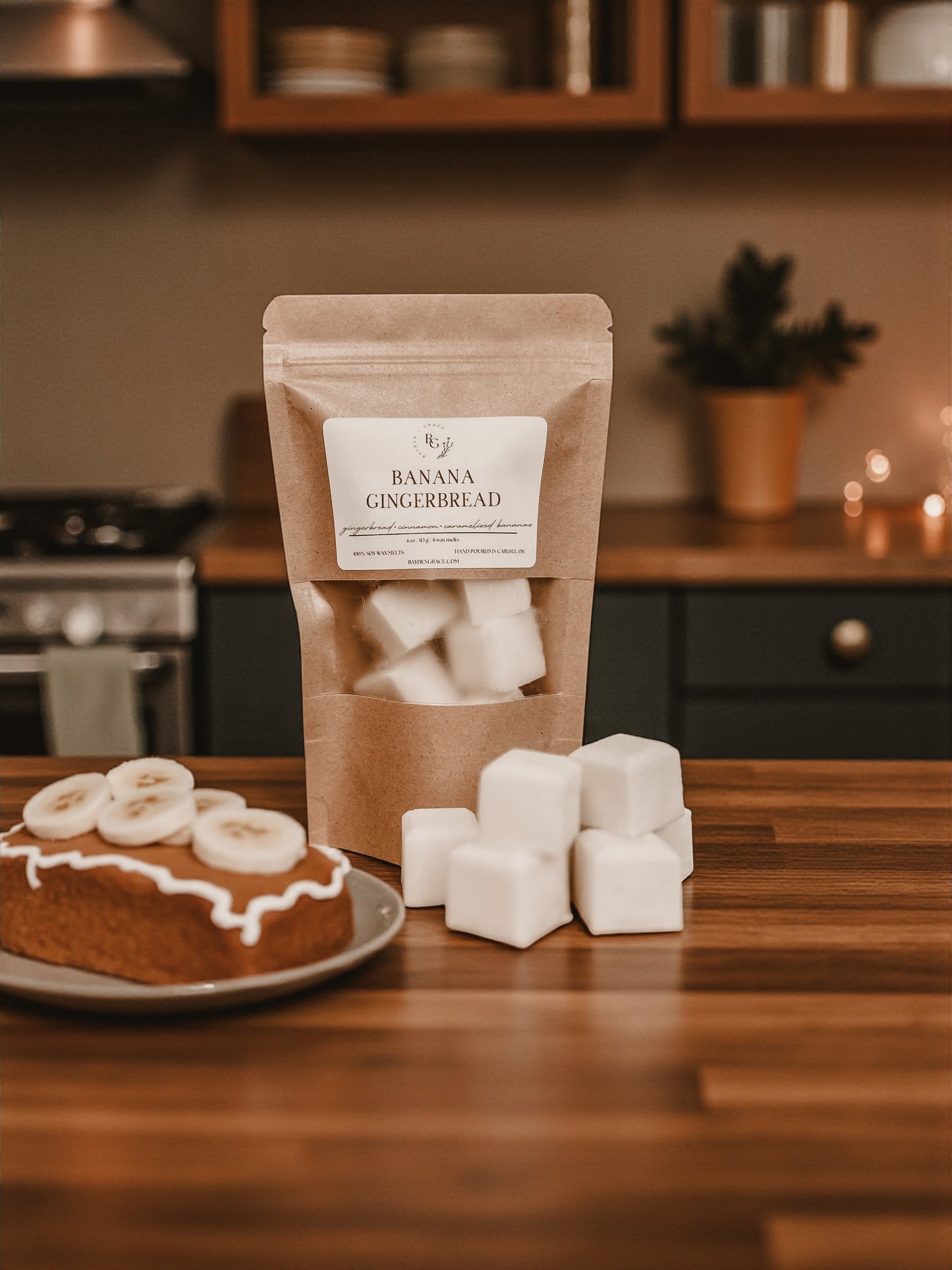 Banana Gingerbread Wax Melt Bag