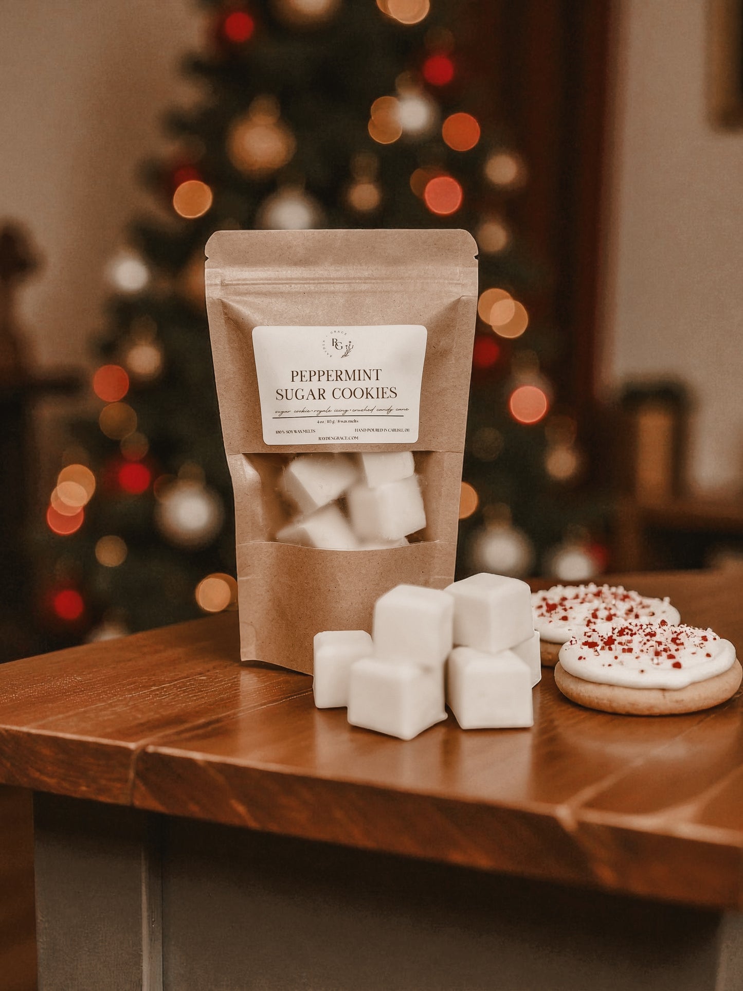 Peppermint Sugar Cookies Wax Melt Bag
