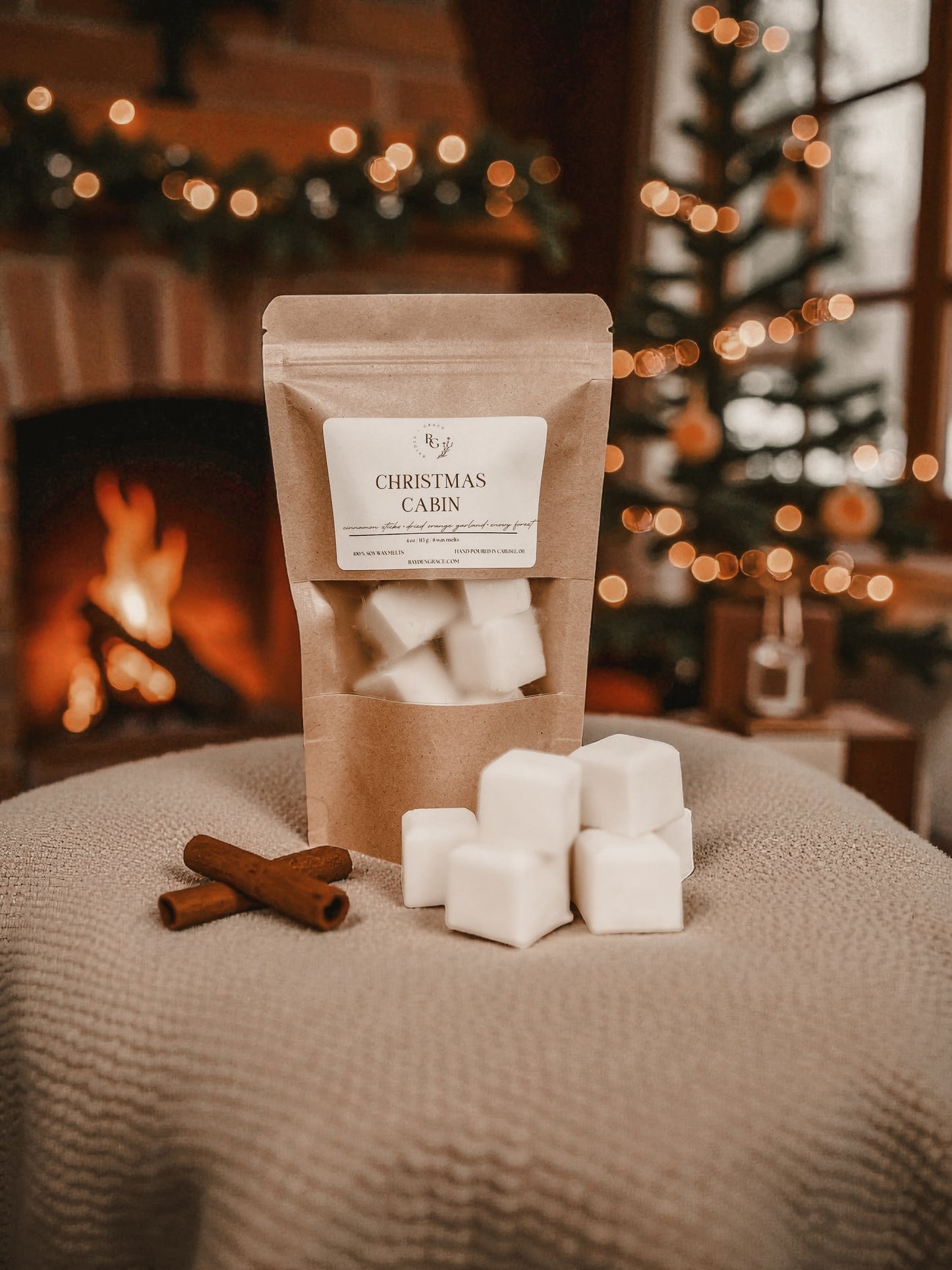 Christmas Cabin Wax Melt Bag