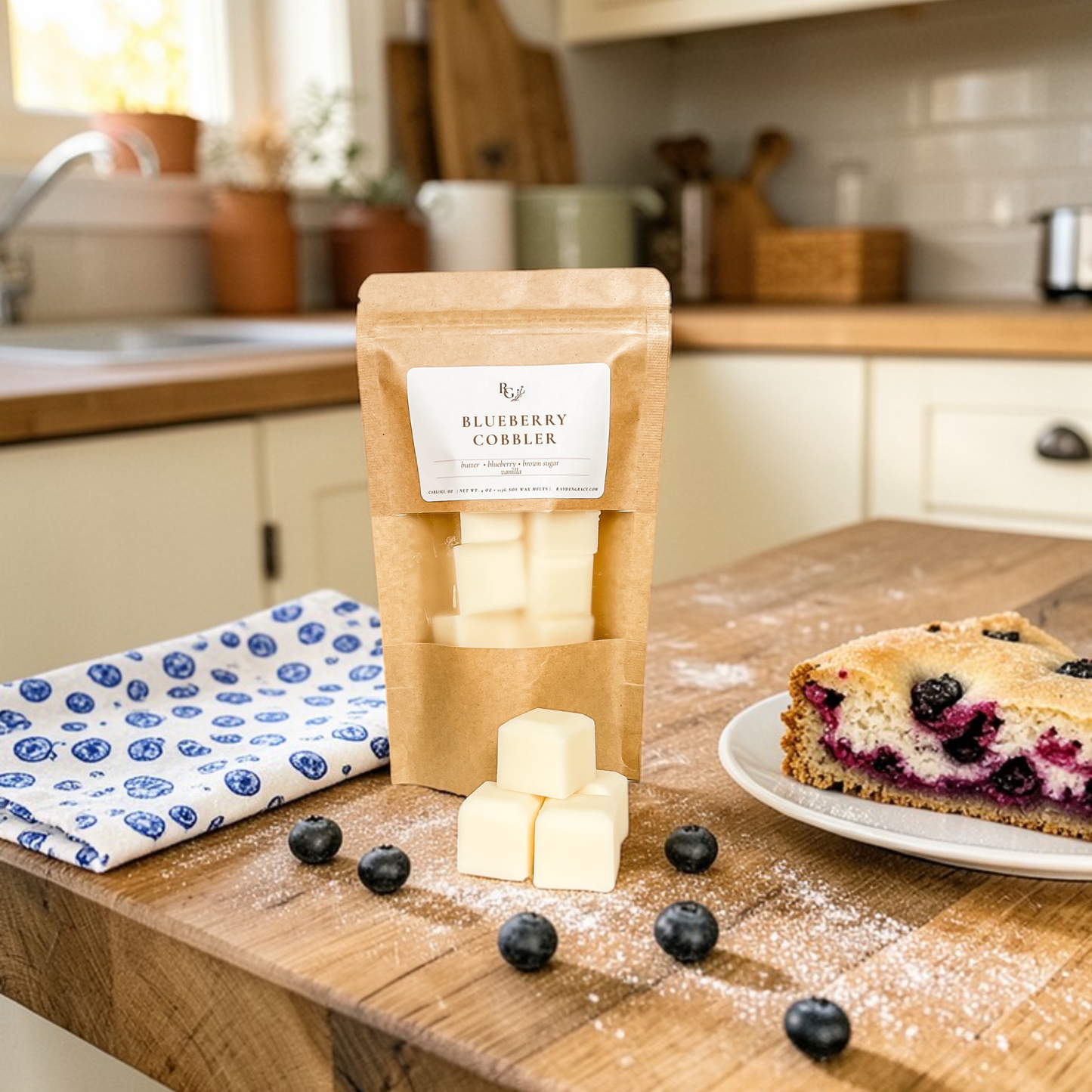 Blueberry Cobbler Wax Melt Bag