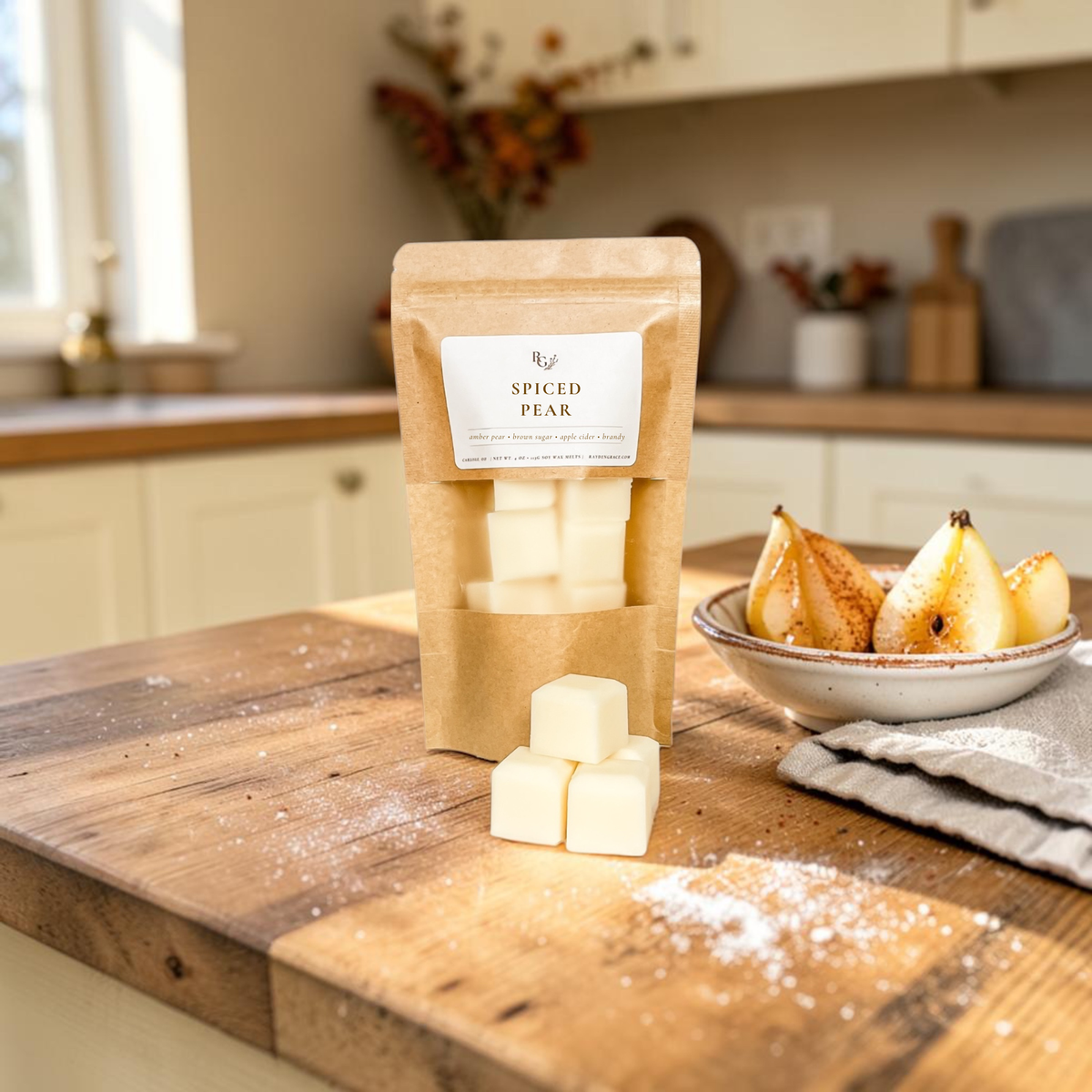 Spiced Pear Wax Melt Bag