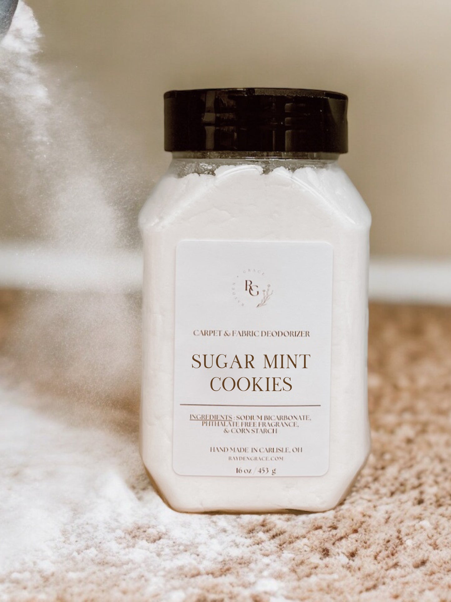 Seasonal-"Sugar Mint Cookies" Carpet & Fabric Deodorizer