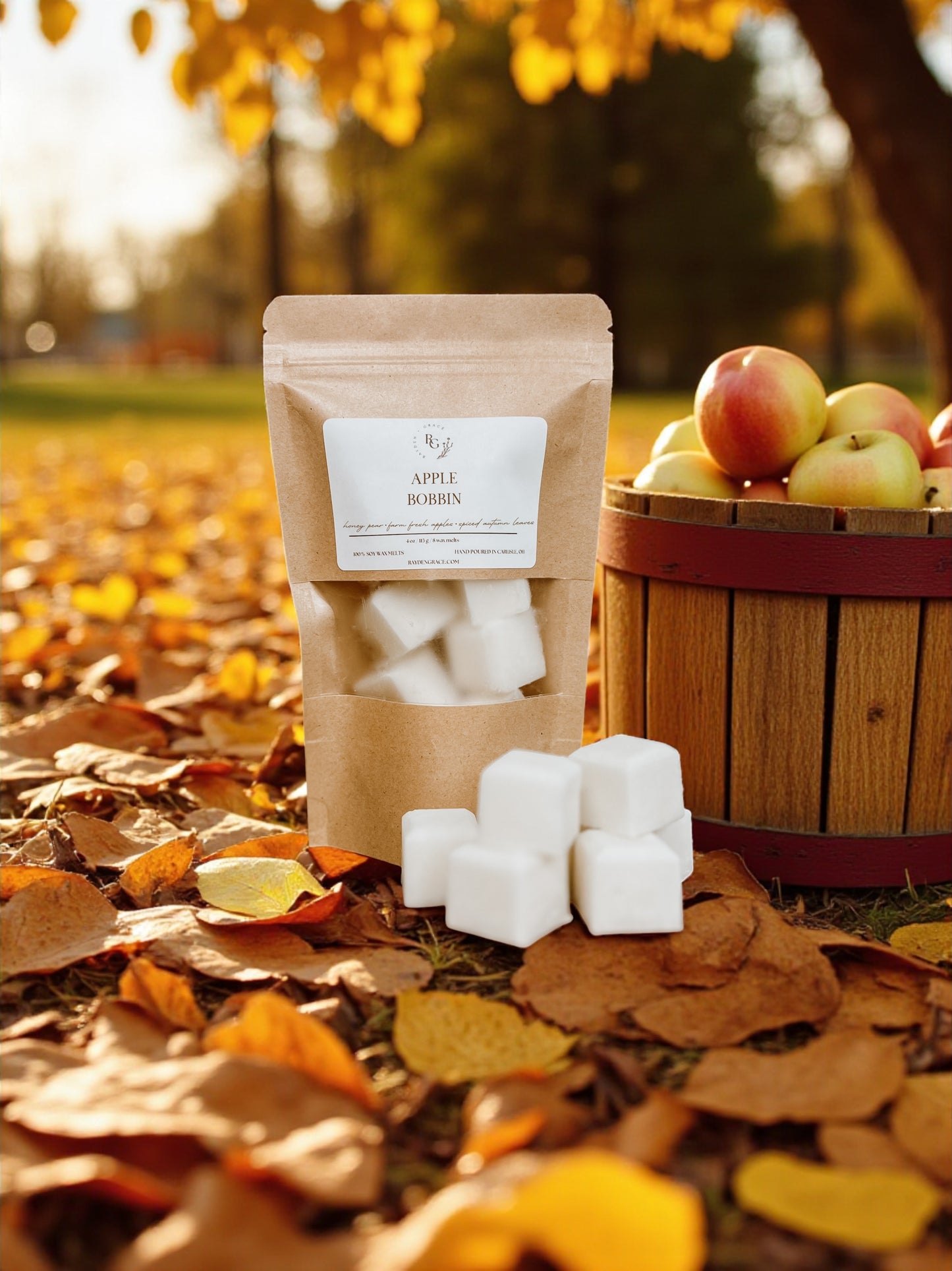 Apple Bobbin Wax Melt Bag
