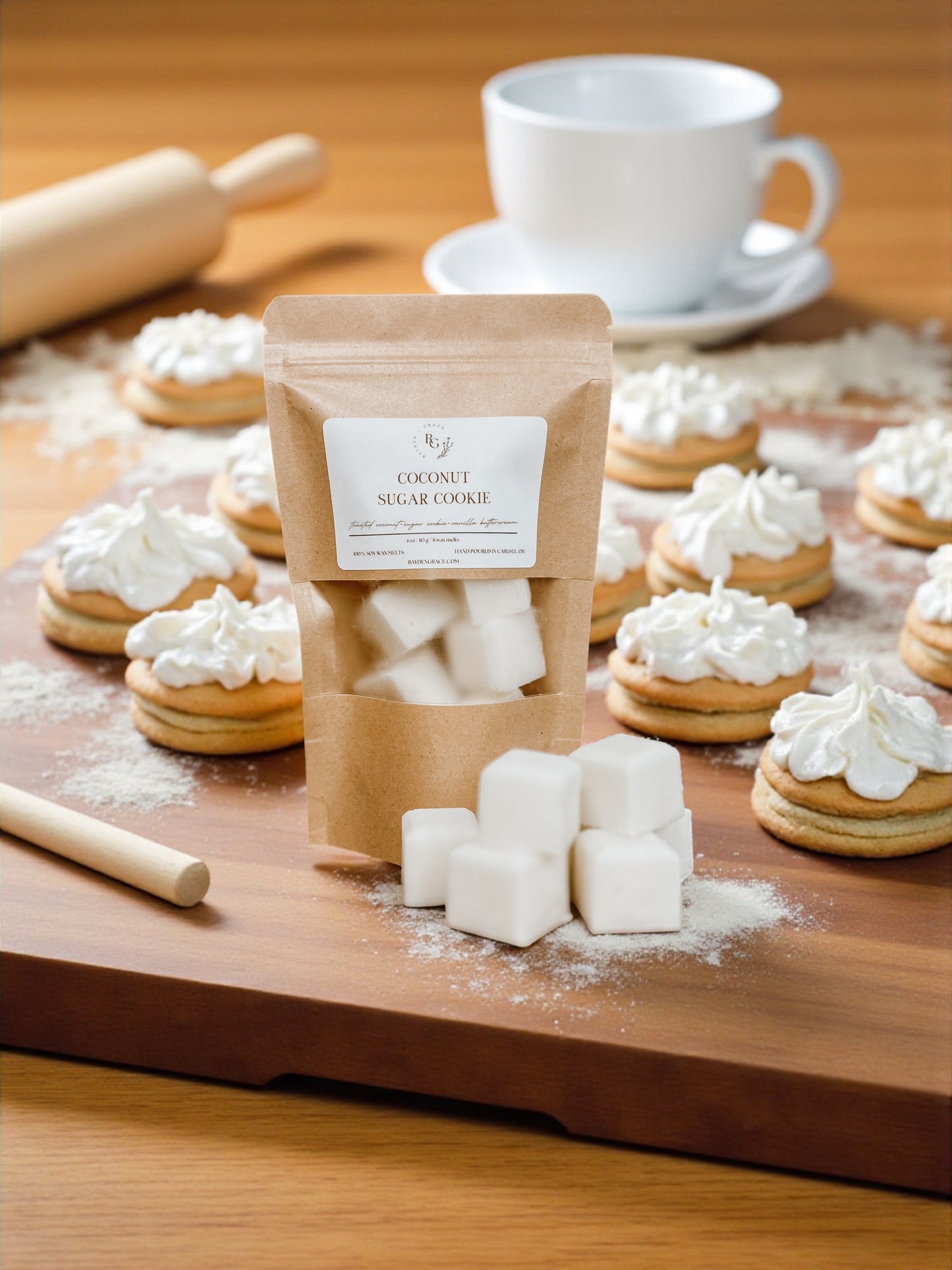 Coconut Sugar Cookie Wax Melt Bag