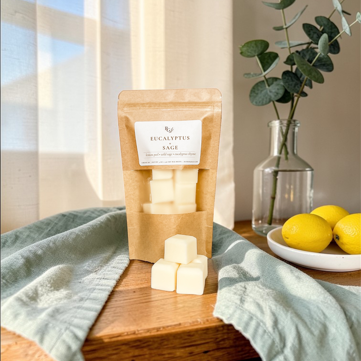 Eucalyptus + Sage Wax Melt Bag