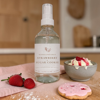 Strawberry + Sugar Cookie Room & Linen Spray