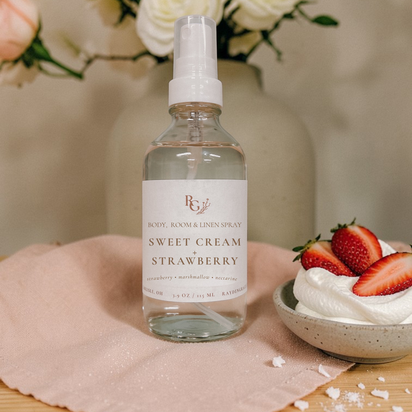 Sweet Cream & Strawberry 3 in 1 Spray