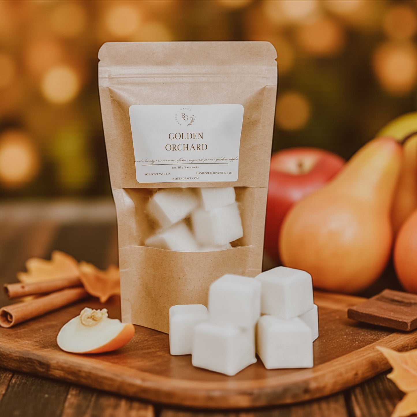 Golden Orchard Wax Melt Bag