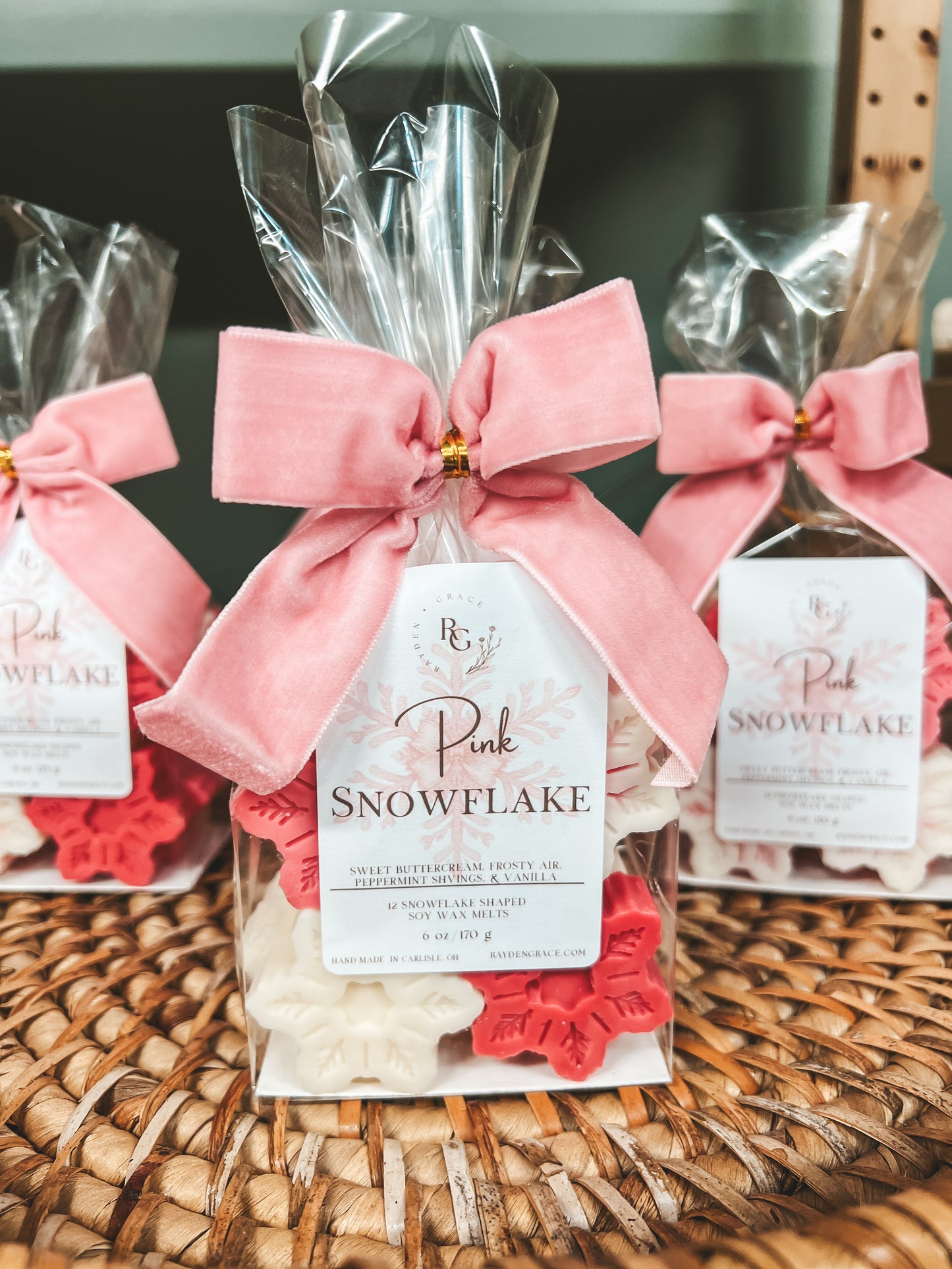 Snowflake Shaped Wax Melt Bags