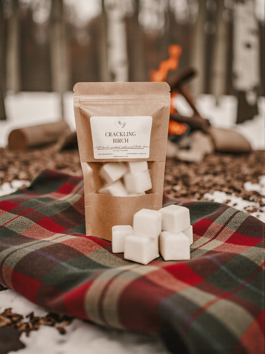 Crackling Birch Wax Melt Bag