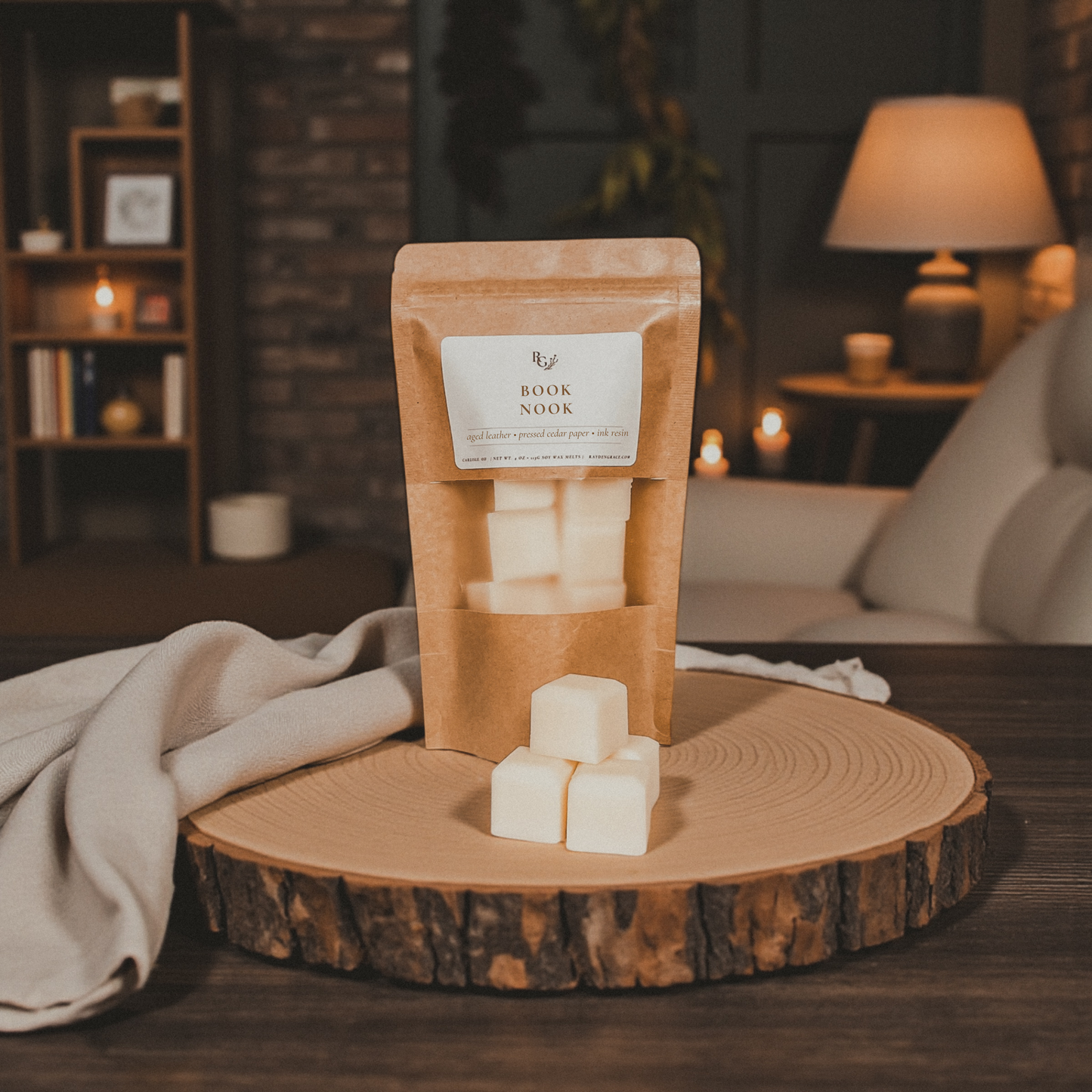 Book Nook Wax Melt Bag