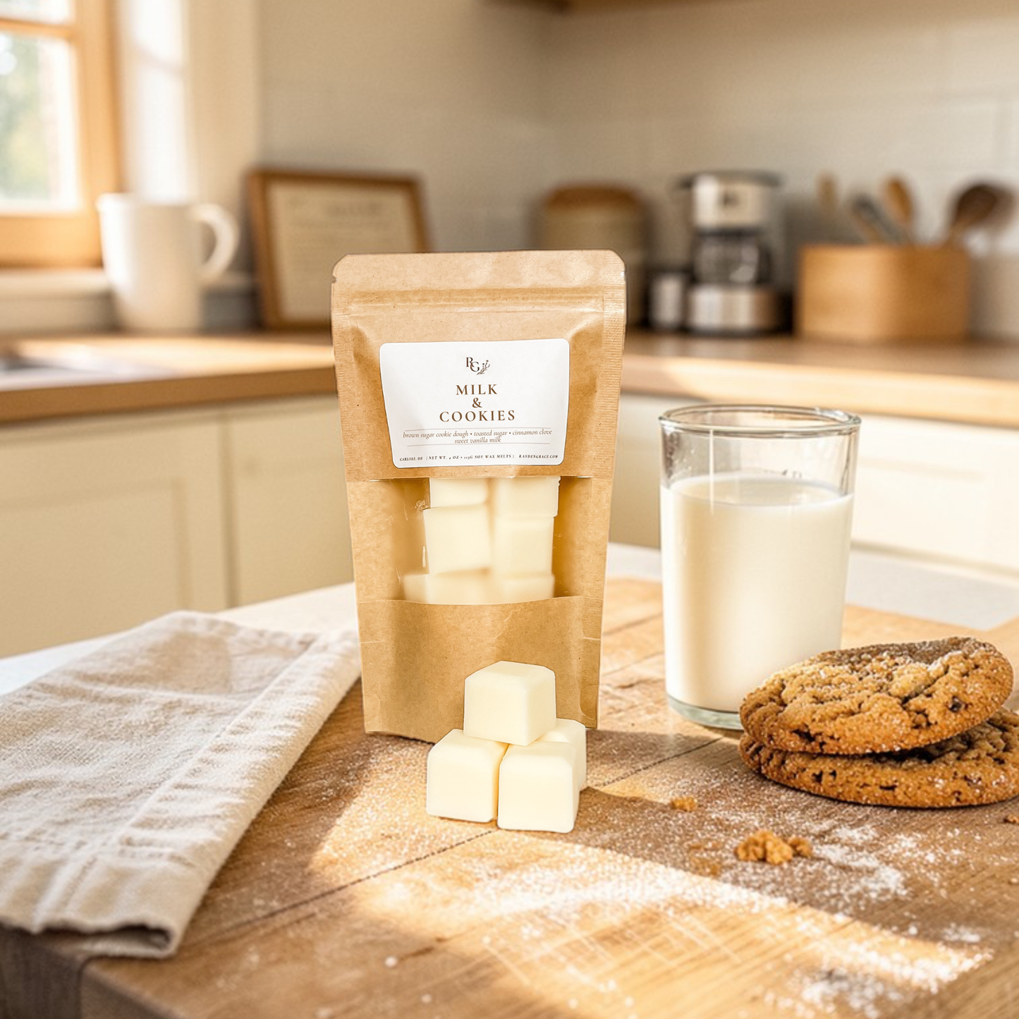 Milk & Cookies Wax Melt Bag