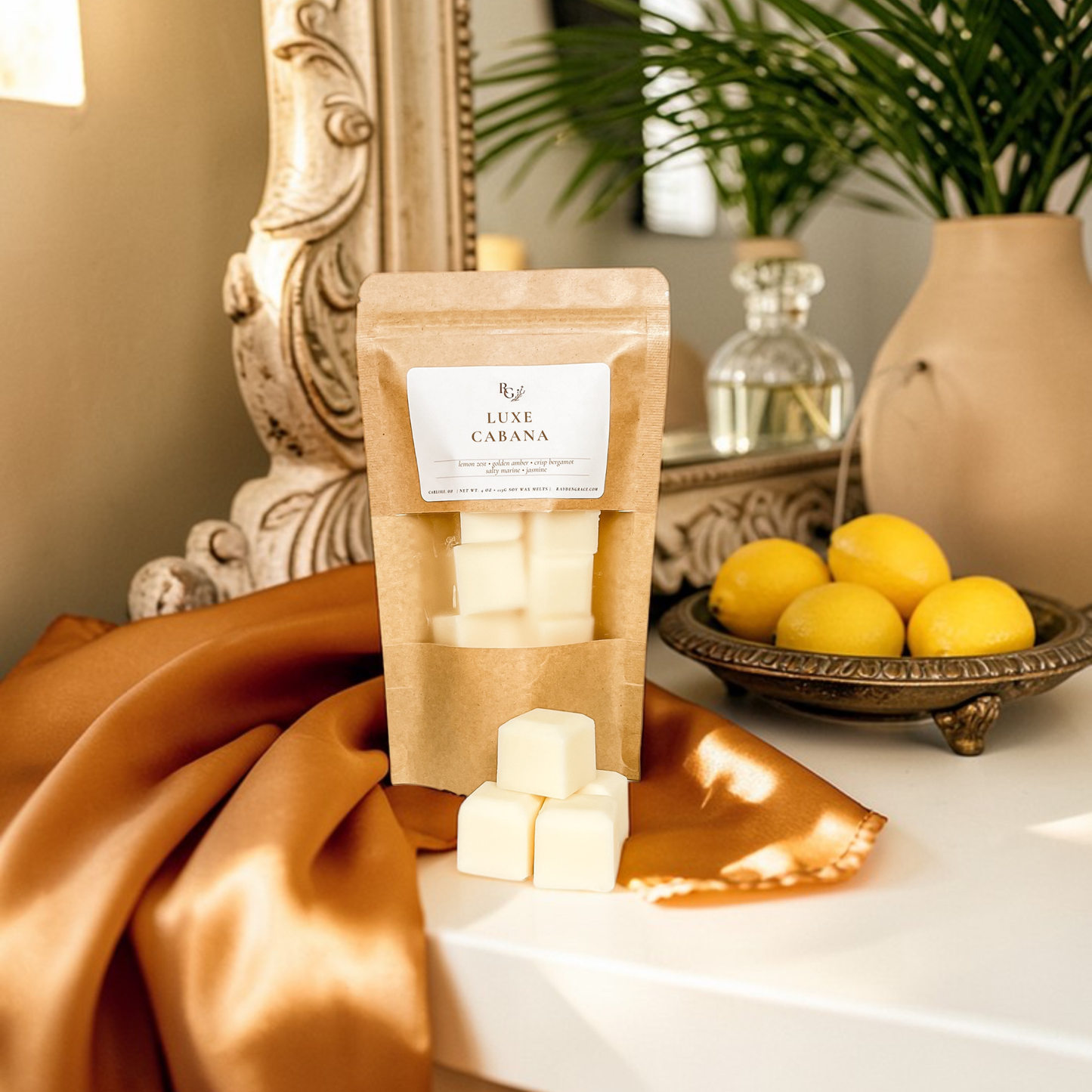 Luxe Cabana Wax Melt Bag