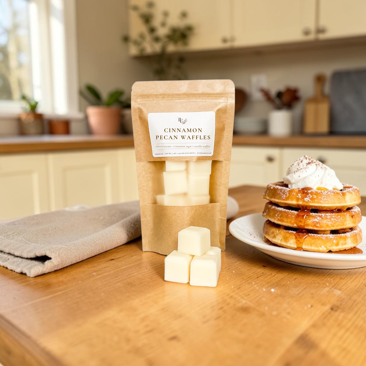 Cinnamon Pecan Waffles Wax Melt Bag