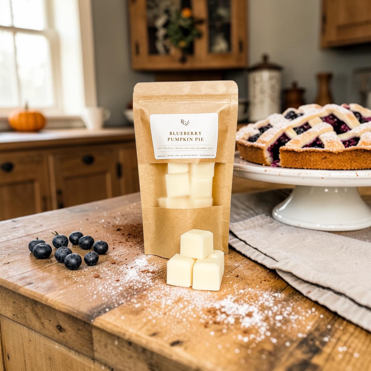 Blueberry Pumpkin Pie Wax Melt Bag