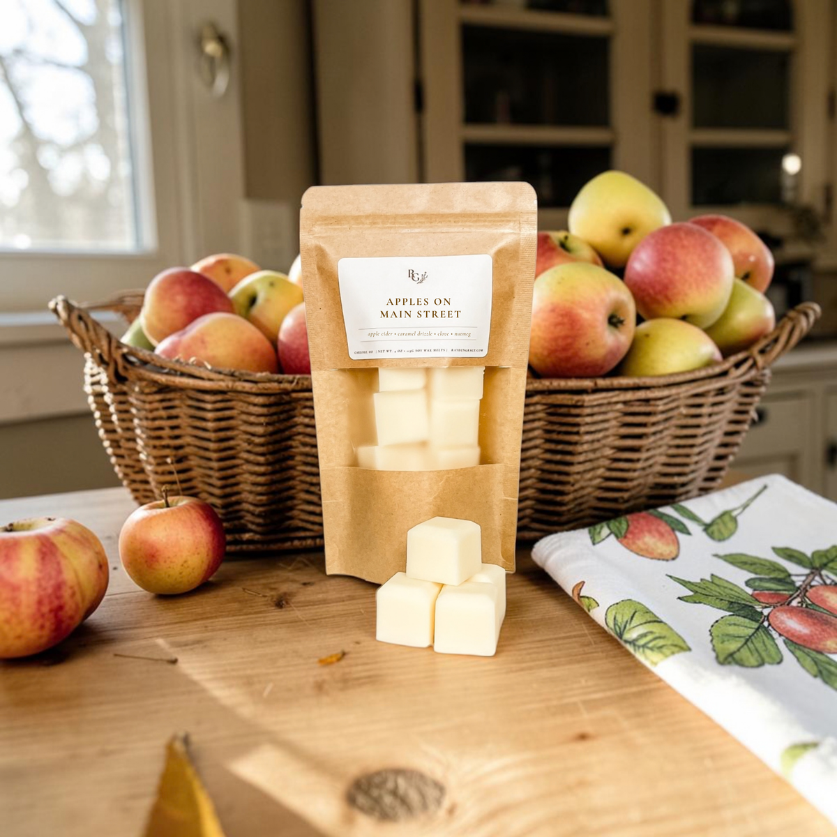 Apples On Main Street Wax Melt Bag