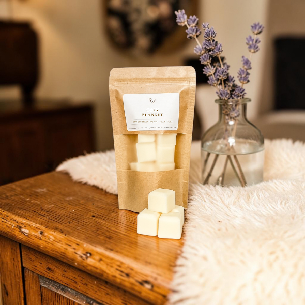 Cozy Blanket Wax Melt Bag