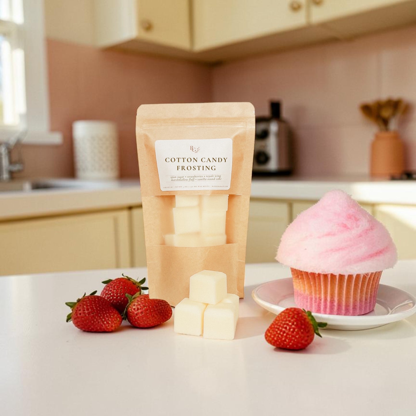 Cotton Candy Frosting Wax Melt Bag