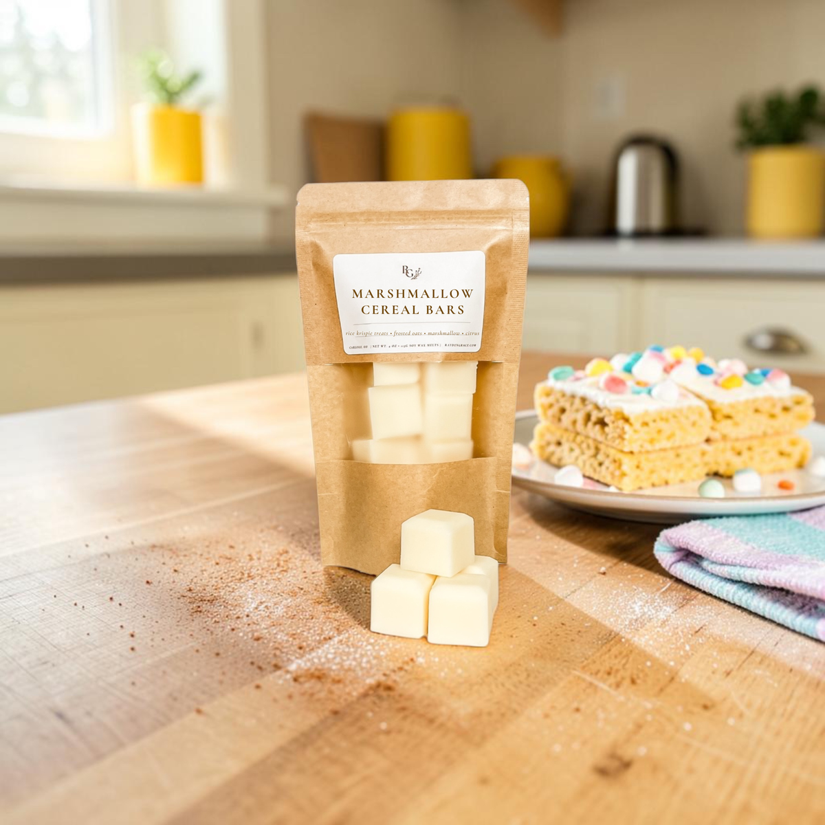 Marshmallow Cereal Bars Wax Melt Bars