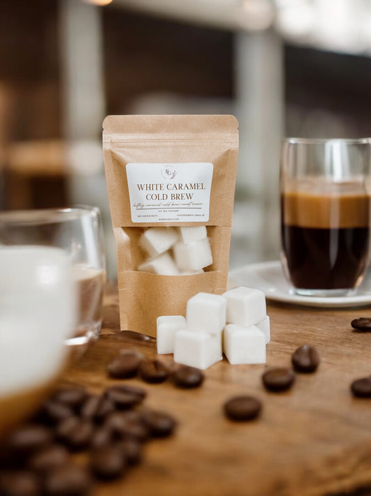 White Caramel Cold Brew Wax Melt Bag