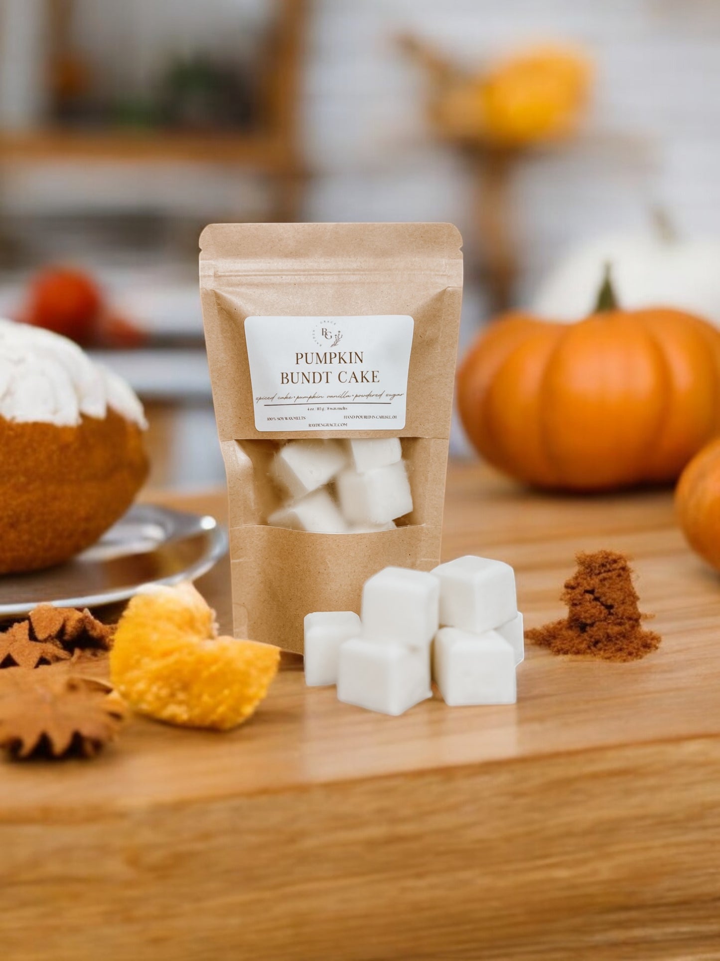 Pumpkin Bundt Cake Wax Melt Bag