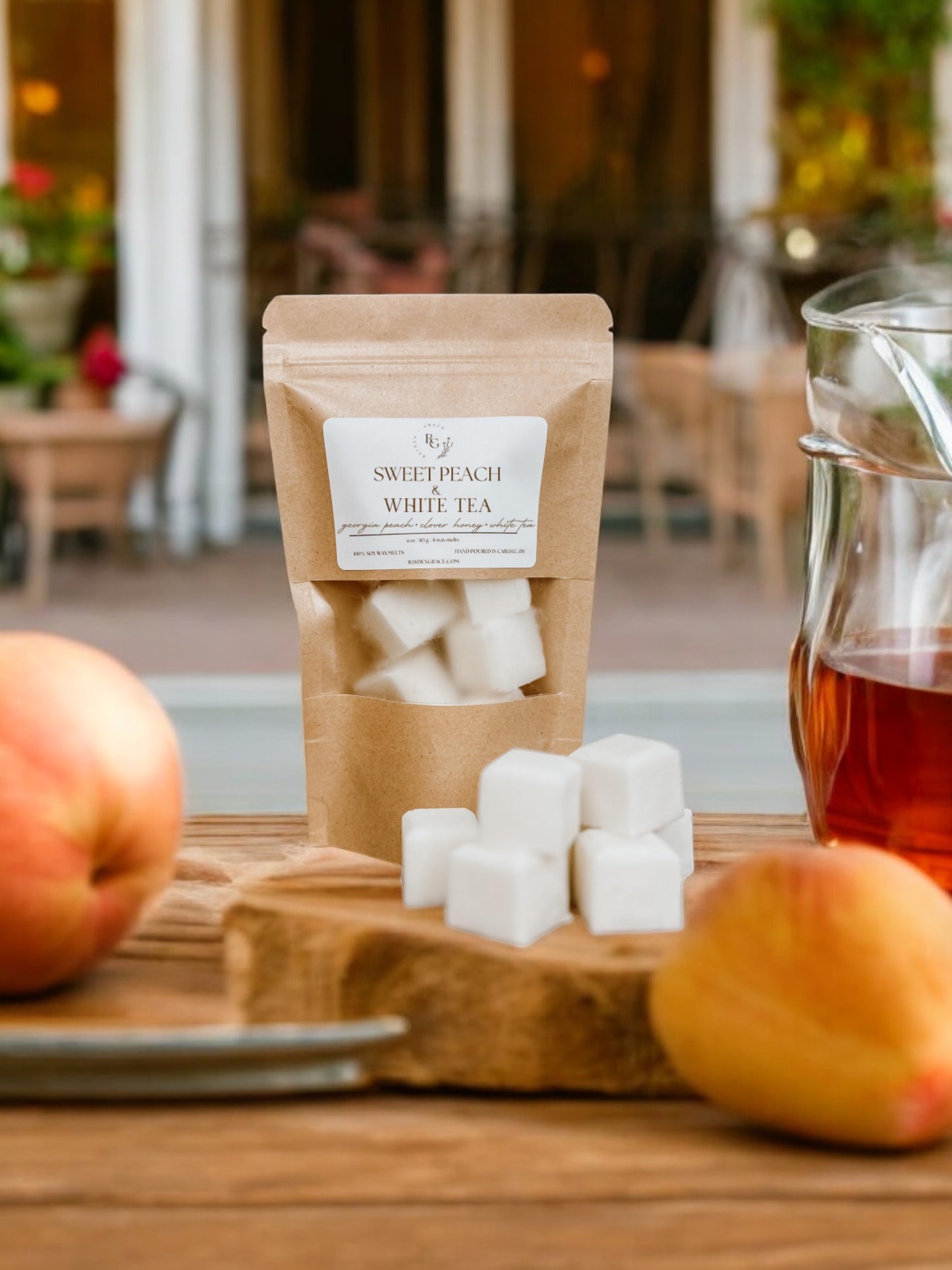 Sweet Peach & White Tea Wax Melt Bag