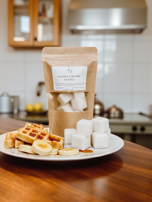 Banana Caramel Waffle Wax Melt Bag