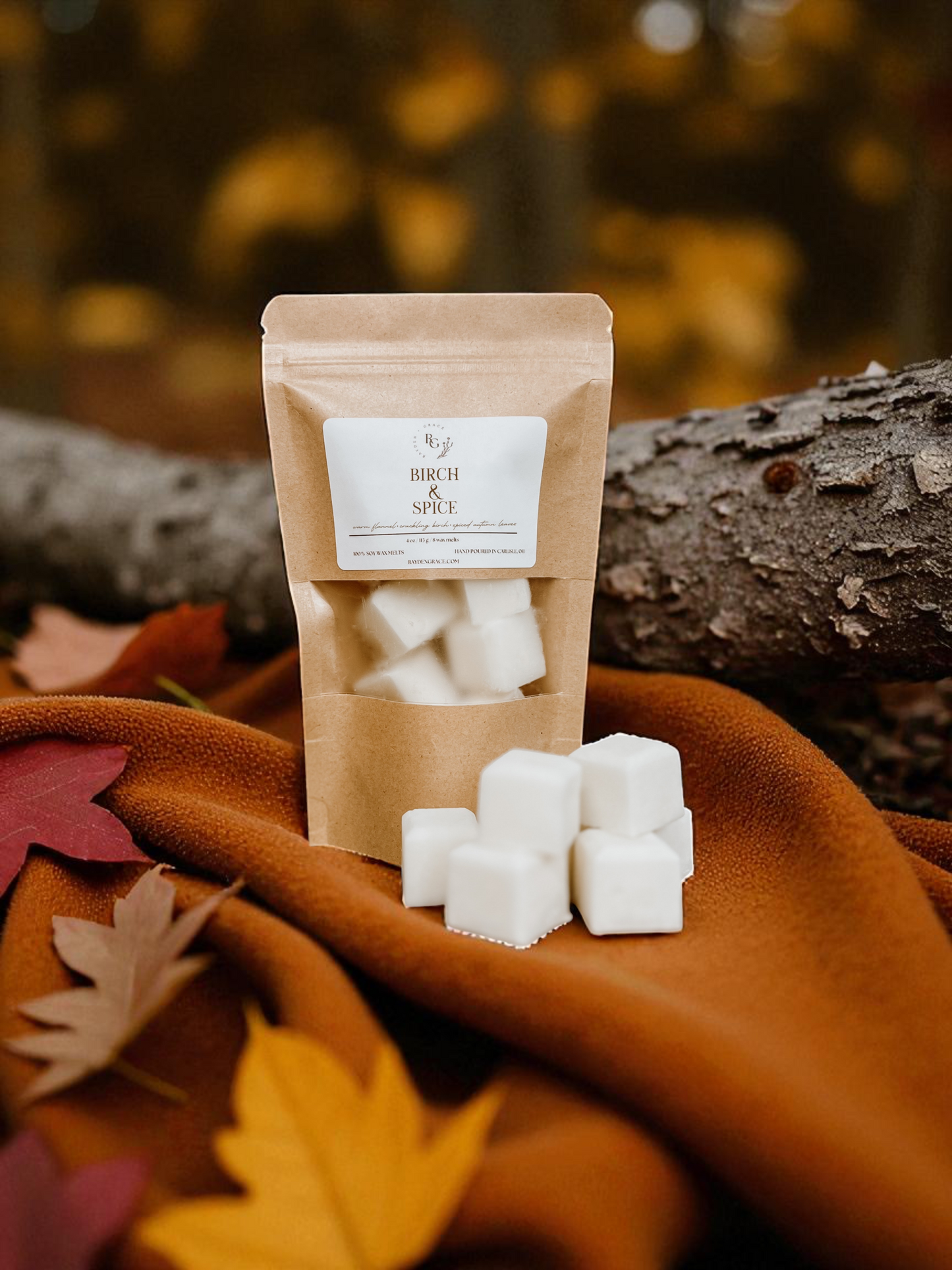 Birch & Spice Wax Melt Bag