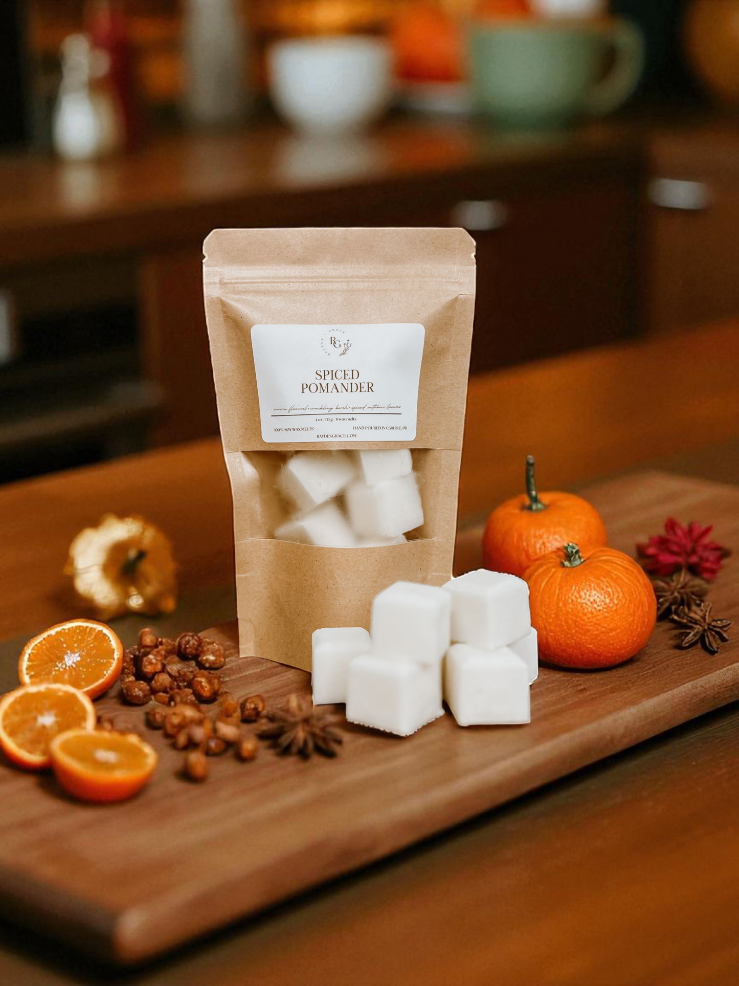 Spiced Pomander Wax Melt Bag