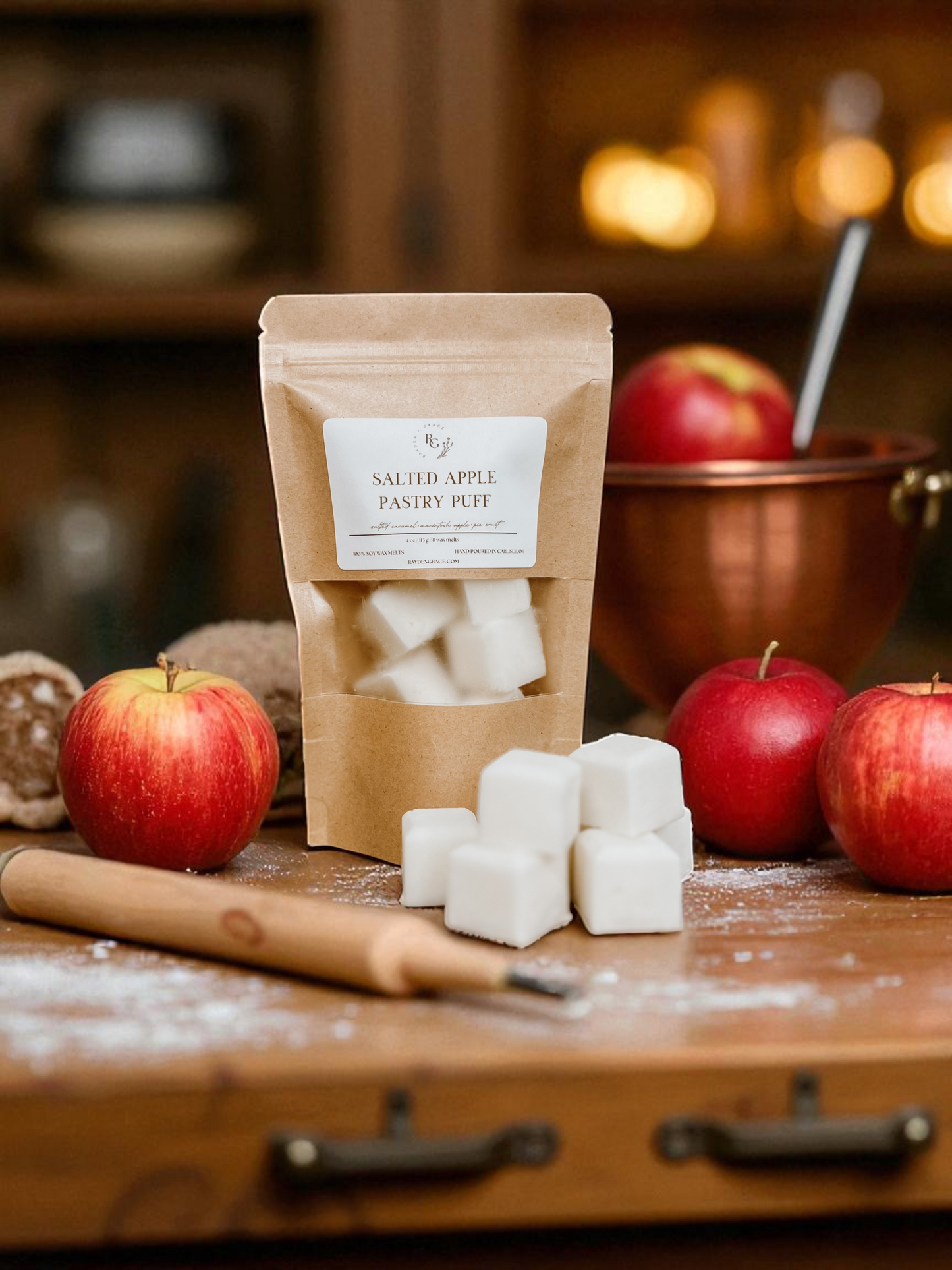 Salted Apple Pastry Puff Wax Melt Bag
